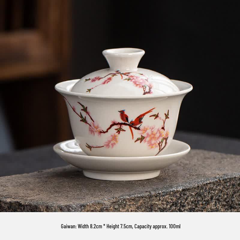You Luo Chinese Ceramic Gaiwan Tea Bowl