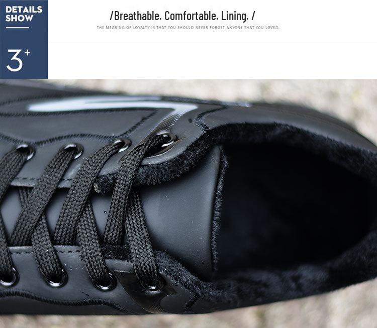 Men's Waterproof Leather Sneakers - Non-slip, Breathable, Casual Korean Style for Autumn/Winter