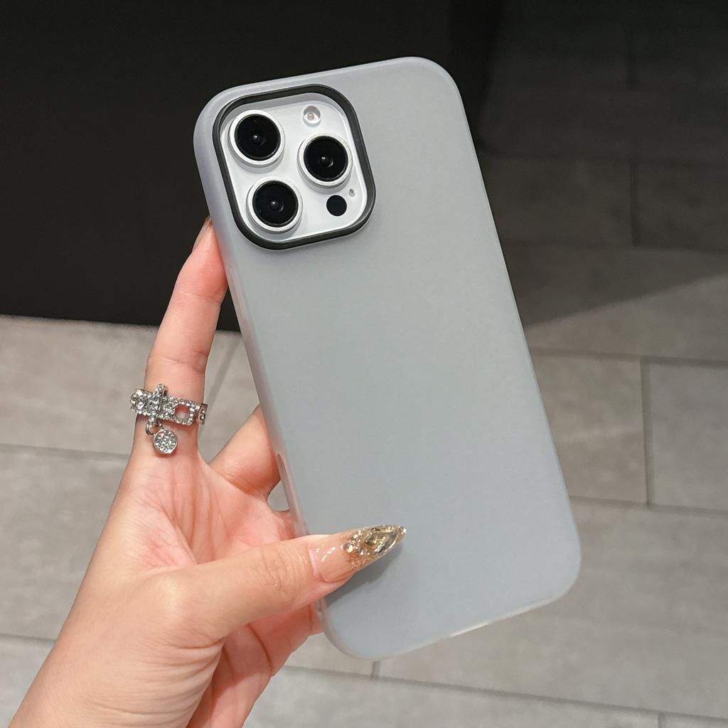 Candy Color Clear Matte Case For For Iphone 17 Air 16 1 14 13 12 11 Pro Max Plus Shockproof Bumper Soft Jelly Cover