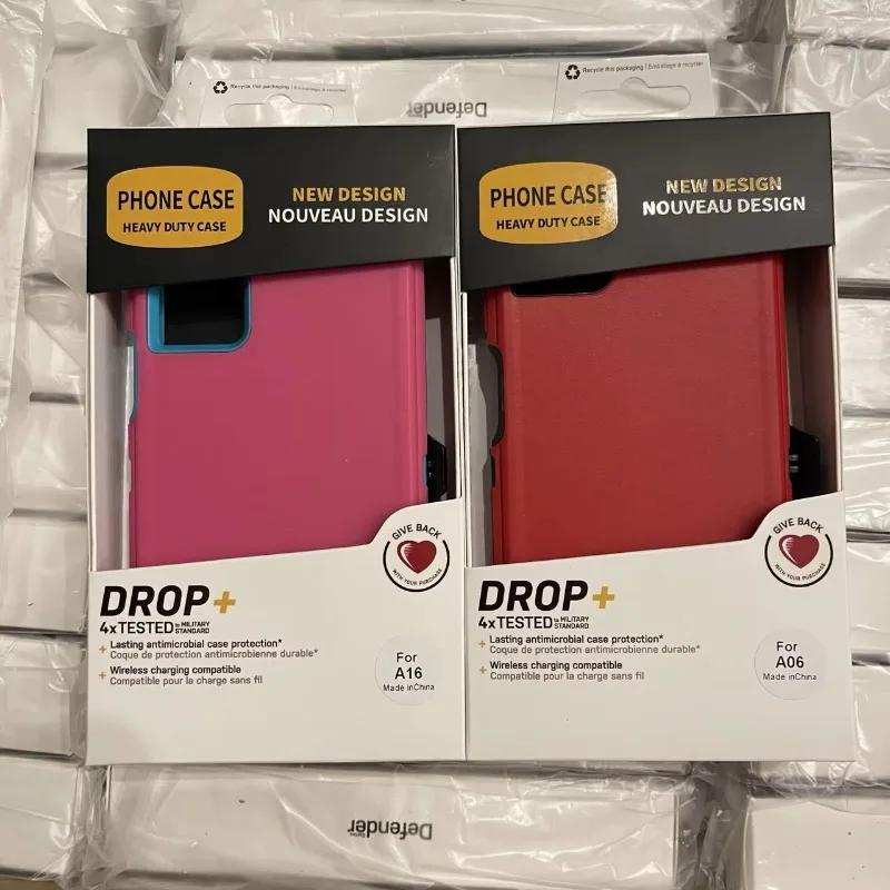 3IN1 Defender Militär-Panzerhülle für IPhone 17 Pro Max Air 16E 15 14 Plus 13 12 11 Ott Box Stoßfest Sturzsichere Abdeckung Gürtelclip