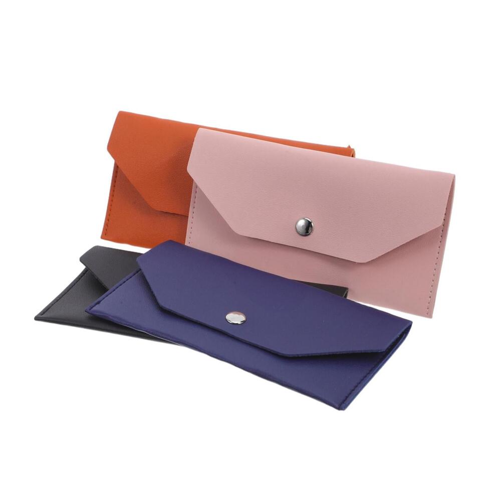 4Pcs Reusable Money Storage Pouches Compact Slim Cash Envelope Wallets for Travel