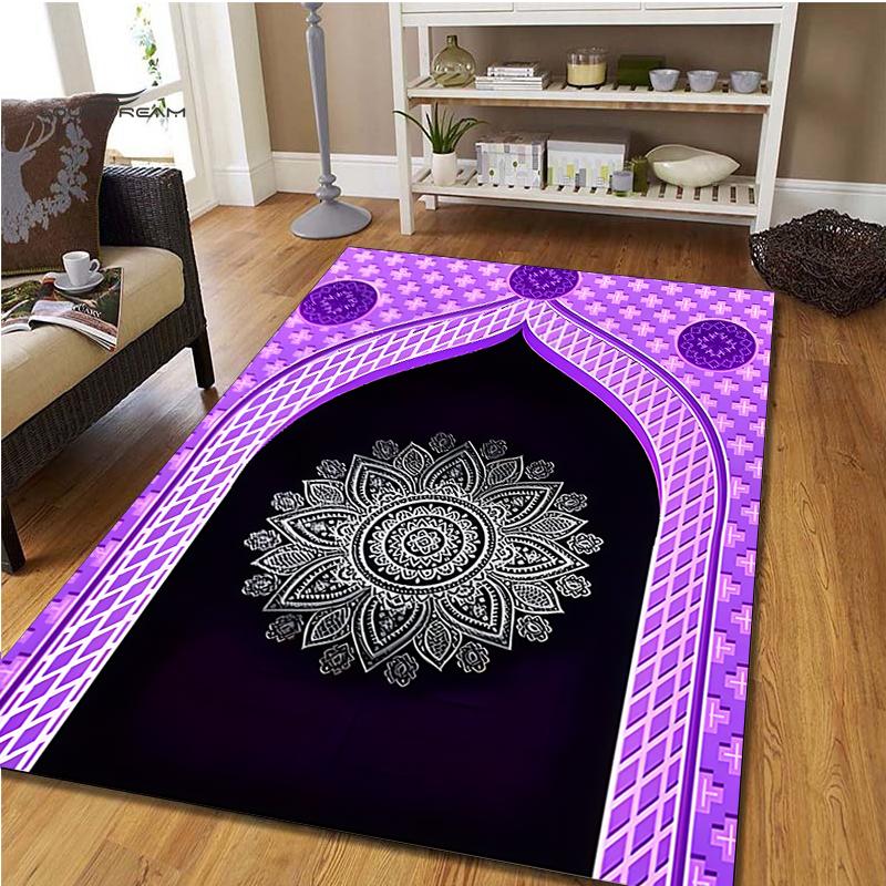 Muslim Prayer Non-slip Carpet Room Mat Square Kitchen Bathroom Floor Muslim Carpet Mat Bedroom living room IslamC Prayer Carpet