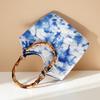 Handcrafted Tie-dyed Bamboo Joint Handbag, Retro and Artistic Bag, Bamboo Joint Carrying Bag, Large-capacity Travel Cloth Bag