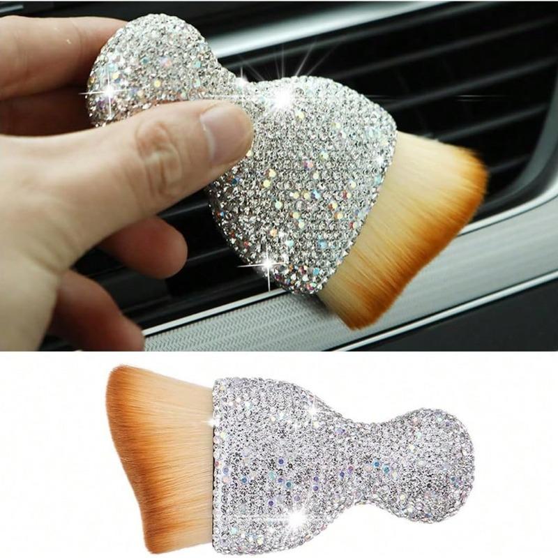 Car Interior Detailing Brush, Auto Interior Soft Hair Removal Brush,Car Cleaning Brush Interior Soft Bristles Detailing Brush Dusting Tool For Car