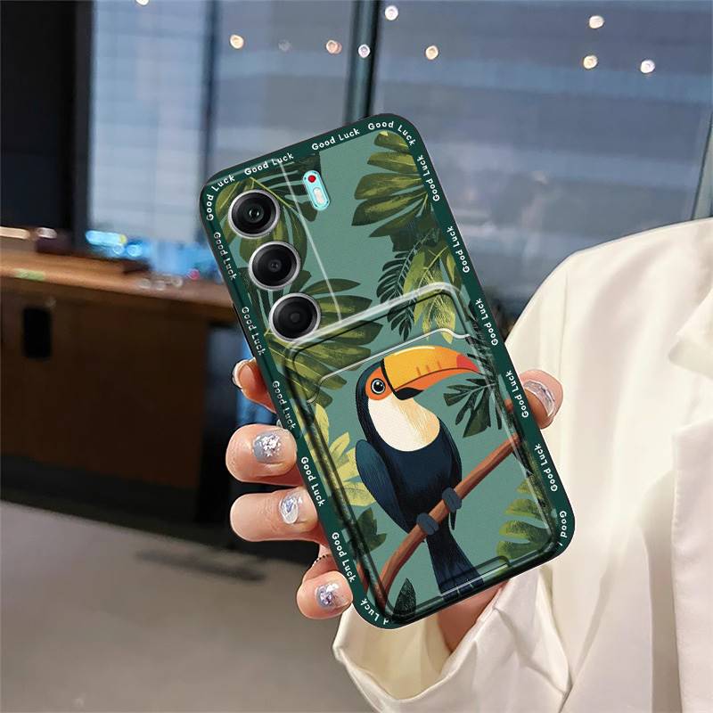 protective Dirt-resistant Phone Case For Tecno Camon40 4G/CM5 Card bag Waterproof Cute Anti-dust Shockproof Durable TPU