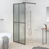 VidaXL Shower Screen Shower Wall Bathtub Partition Shower Cabin Bathroom Home Interior 80x195 Cm Glass 151884