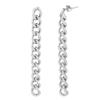 Chunky Gold Silver Chain Dangling Earrings Vintage Chain Link Cool Earrings