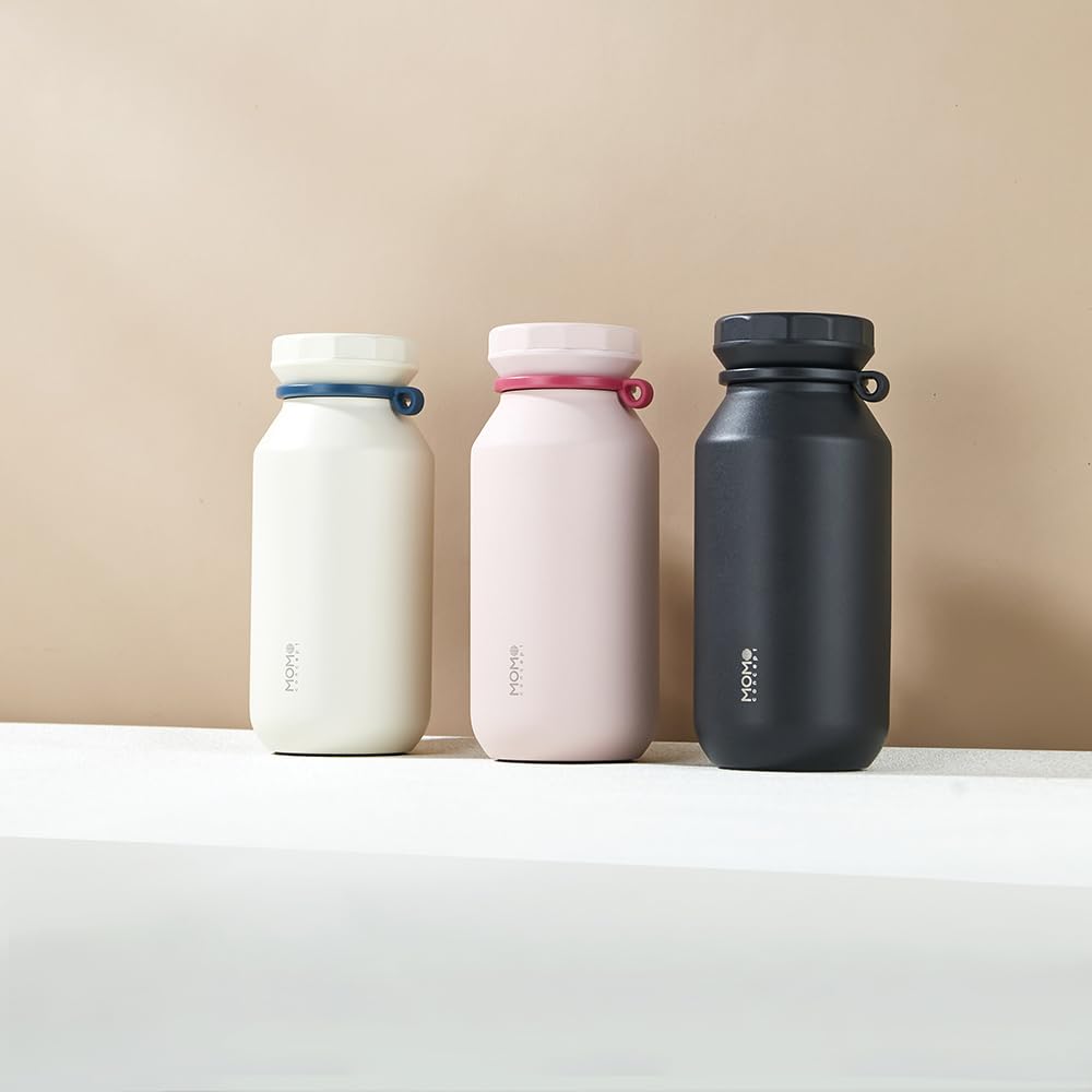 MOMO CONCEPT Vacuum Insulated Lightweight Rock Tumbler, 440ml, Pink Mousse, 01016-29300R