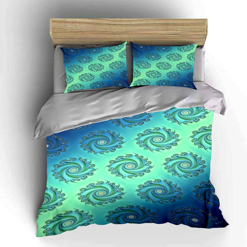 Swirling spiral wave pattern. Bedding sets Duvet cover sets Duvet covers Pillowcases(1* Duvet Cover 2* Pillowcases without duvet insert)