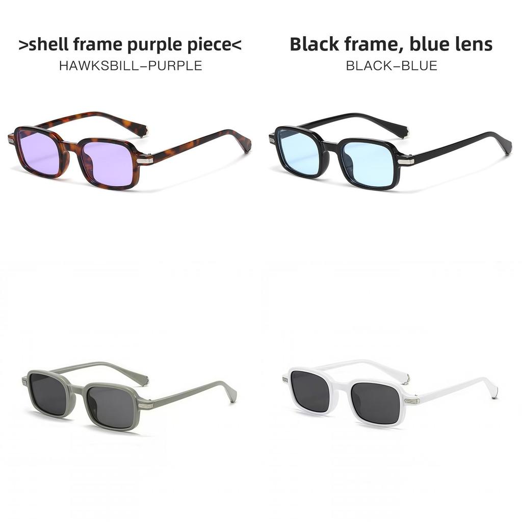 Fashion Square Sun Glasses With Uv400 Protection For Outdoor Travel And Party Use