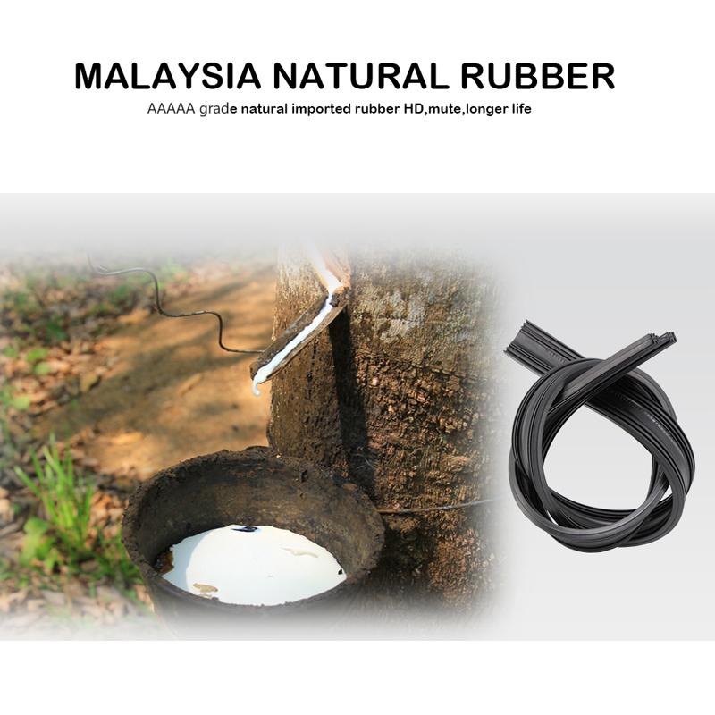 BROSHOO Car Wiper Blade Natural Rubber 2006- For JEEP Compass MK MP Front Windshield Windscreen Cars Accessories