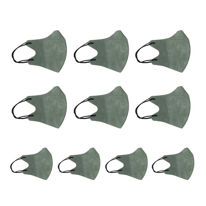 1/10 Stück Eis seide Maske Frühling und Sommer Staubdicht Waschbar Wiederverwendbar Gesichtsmaske Unisex Erwachsene/Maske Outdoor Reise Schutz
