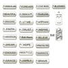 DIY Vintage Gold Inspirational Word Tag Pendant for Jewelry Making