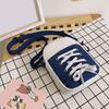 Women Canvas Crossbody Bag Casual Small Shoulder Bag Canvas Shoe Design Crossbody Purse for Daily Life Travel Commuting