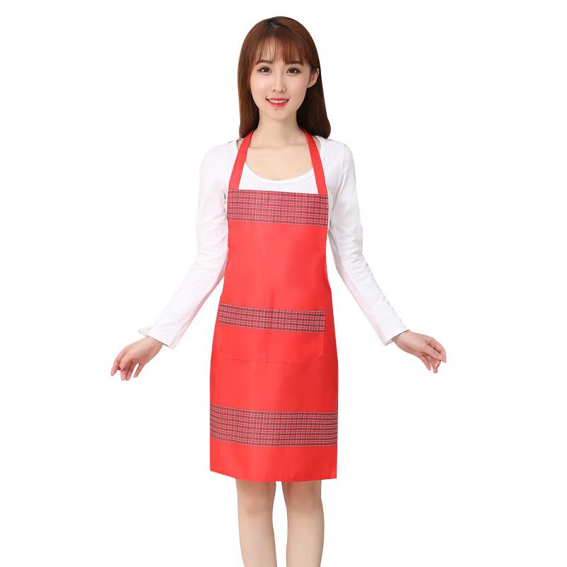 Pulis PLSW002 Peach Skin Plaid Apron 60x70cm