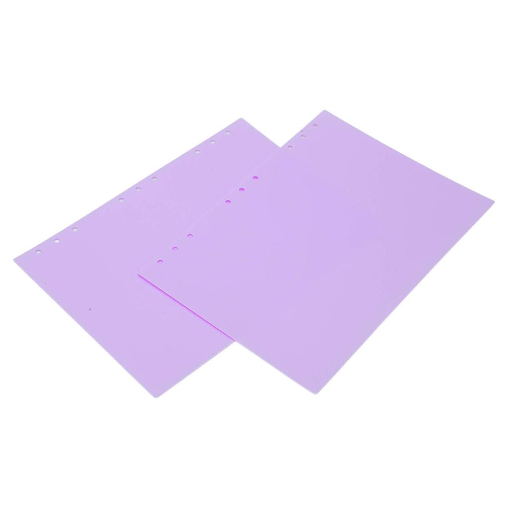 20pcs Binding Presentation Covers PP Plastic Frosted Waterproof Removable Paper Binding Covers for Documents