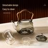 High Borosilicate Glass Steaming & Boiling Teapot