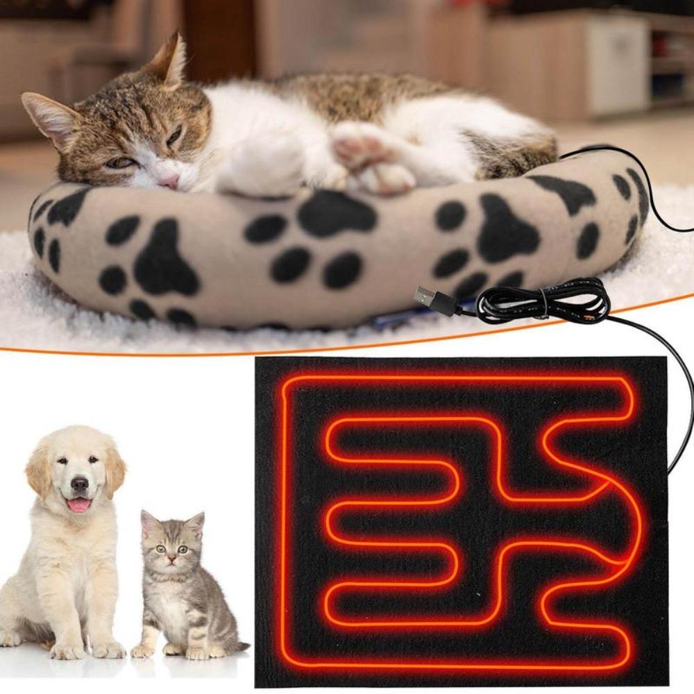 Control Dog Cat Bed Seat Cushion Heater Carpet Pet Heating Mat Dog Heating Pad Pet Electric Blanket