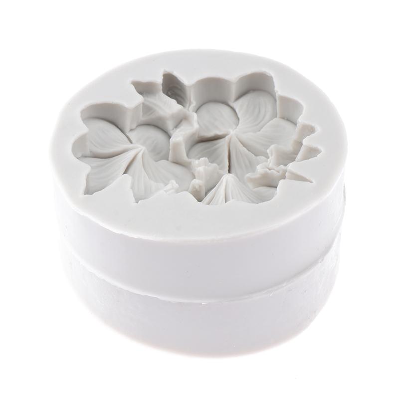 1Pc Flower Shape Silicone Mold Gardenia Plumeria Rubra Soap Fondant Molds Diy Cake Jelly Chocolate Decoration Baking Tool