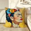 Artist FFrida KKahlo Cushion Cover Pillow Case Antidustmite Pillowcase Silky Short Plush Sofa Cushion Cover hot