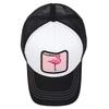 Net Baseball Stitching Embroidered Patch Flamingo Neutral Gender Women  Men For Caps Spring Summer Outdoor Sunscreen Hat Adjustable Casual Trucker