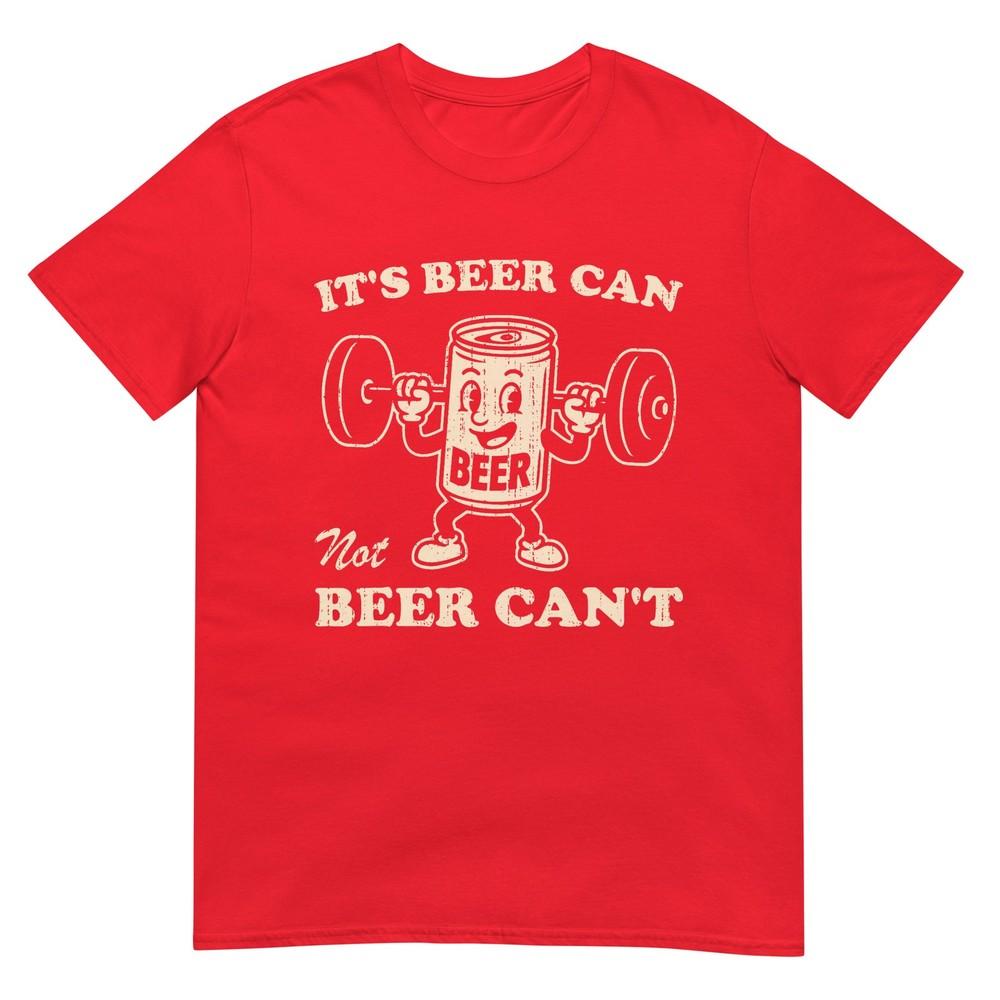 Funny Its Beer Can Not Beer Cant Retro Party Drinking TShirt S