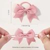10 Stück Schleifen Elastische Haargummis Haargummis für Baby Mädchen Handgemachte Schleifenknoten Stirnbänder MiNi Haarspangen Kinder Haarschmuck