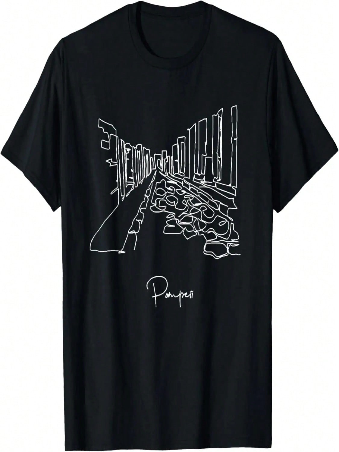 Ruins Of Pompeii Italy T-Shirt S разноцветный