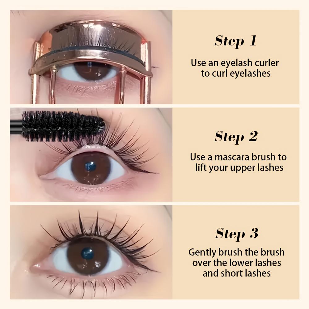 7D Μάσκα Επιμήκυνσης και Όγκου Μάσκα Γρήγορου Στεγνώματος και Αδιάβροχη με Μακιγιάζ Μεγάλης Διάρκειας 24 Ωρών Δημιουργήσιμες Φυσικές Βλεφαρίδες για Καθημερινή Λάμψη