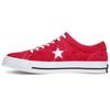One Star Ox Pink Trendy Versatile Breathable Lightweight Low-top Canvas Shoes Unisex Red