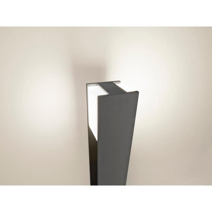 PHILIPS Bridge Lampe de jardin - Gris foncé - 1x14W - 230V
