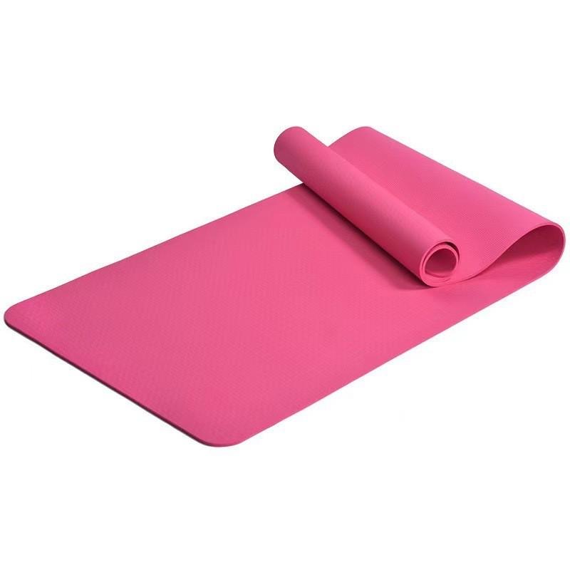 Extra Thick TPE Yoga Mat 6mm Non-Slip Exercise Beginners Women Home Fitness Gym