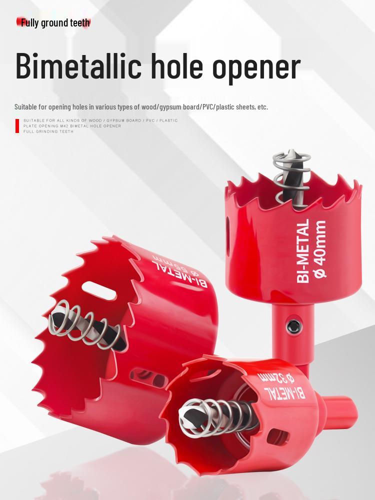 Woodworking Bi-metal Hole Saw for Gypsum, PVC, and Plastic