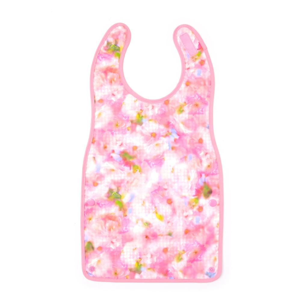 COLORFUL CANDY STYLE Mealtime Apron and Mug Pouch Set of 2 (Bib Type) (Backpack Type) (Floral Pattern) B8004000-BTR
