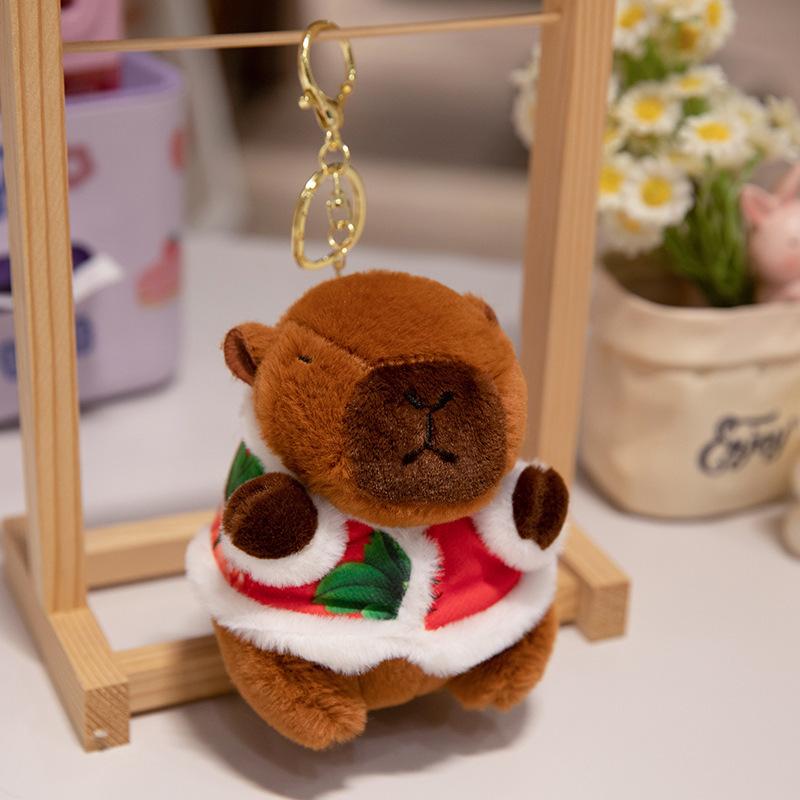 Boutique Barcelona Bear Doll Pendant Ginger Dessert Pendant Plush Toy Snack Bag Pendant Keychain