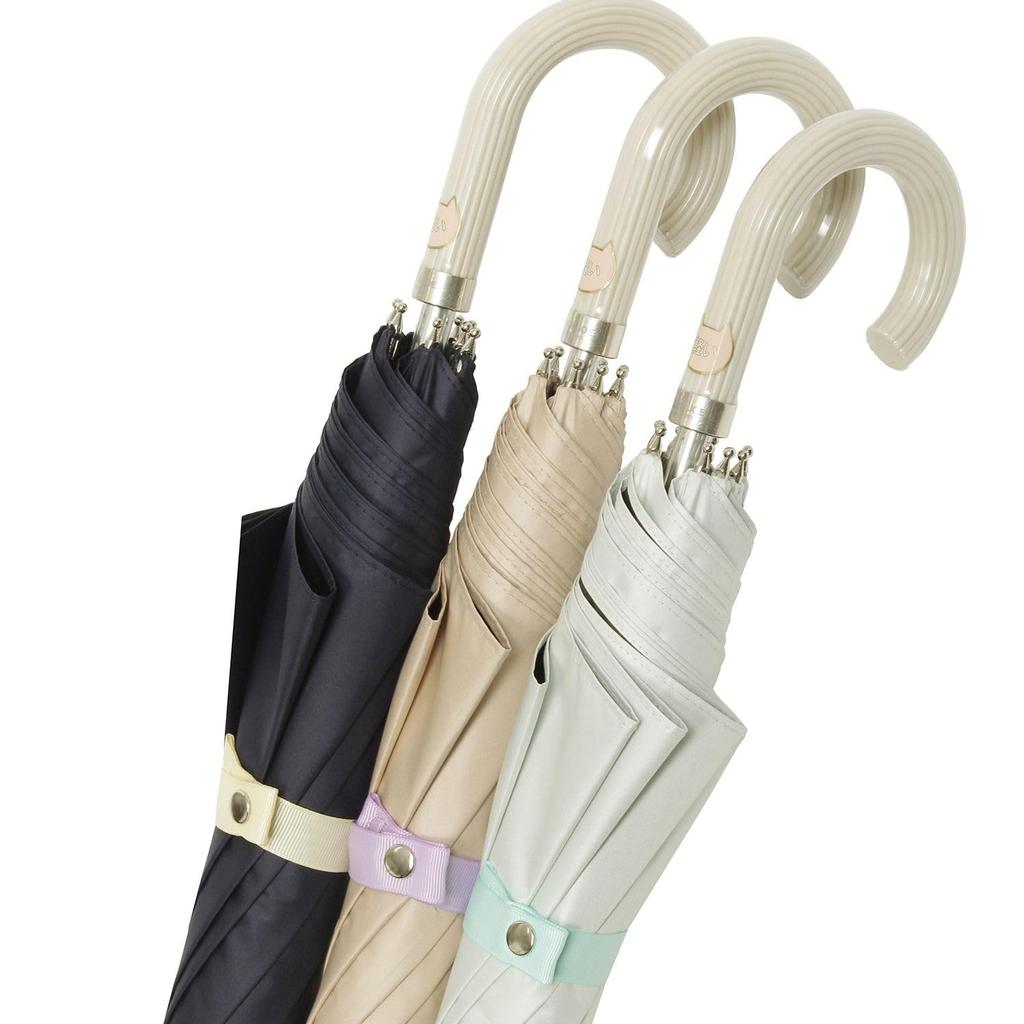 Moonbat Lang Perfekt für und Regen oder Premium Licht Hitze und UV Beige [Paul & Joe] Damen Sonnenschirm, Pendeln, Schule, Glanz, Blockierung, Schutz,