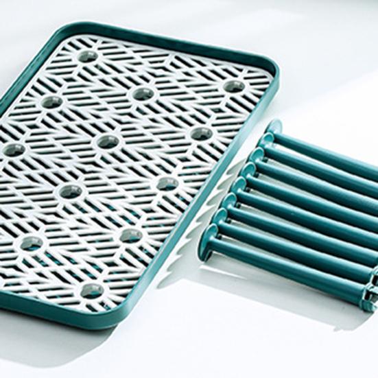 Dust-proof Cup Drying Rack Multifunctional Plastic Draining Glass Cup Holder Stand Home Decoration