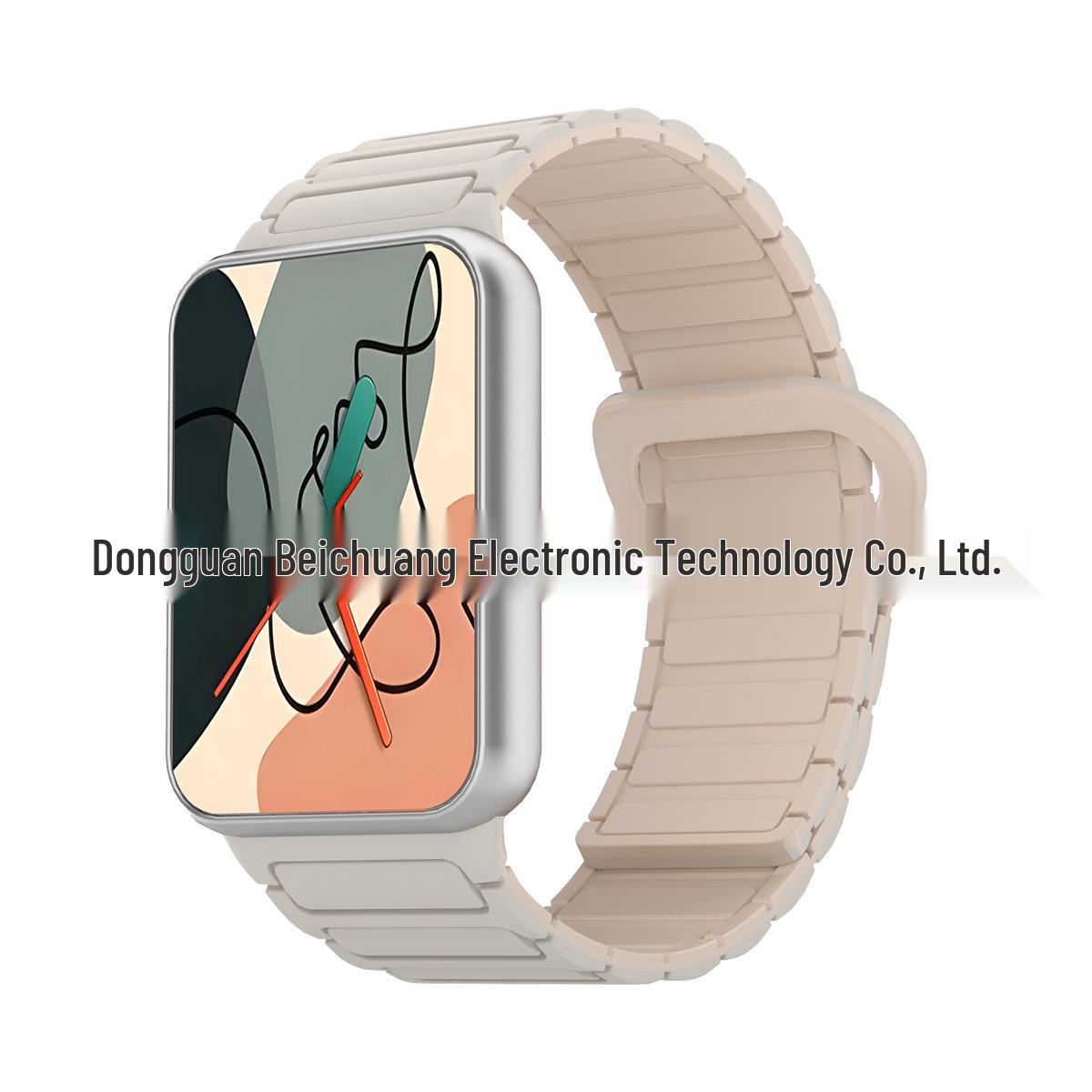 

Compatible Silicone Magnetic Strap for Redmi Watch 5/4 and Xiaomi Band 9 Pro Xiaomi Band 8/9 Pro