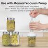 Jar Vacuum Sealer,Vacuum Sealing Kits for Regular-Mouth and Wide-Mouth Jars, Canning Sealer with Vacuum Pump
