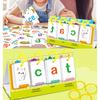 Desktop Children Word Spelling Flashcards Early Education Enlightenment Cognitive Alphabet Cards