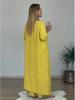 2025 Women's Casual Cotton Linen Irregular Top & Wide-Leg Pants Set for European and American Markets