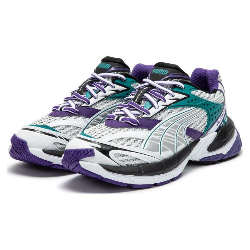 Puma Velophasis Phased - White Team Violet Unisex Tenisi Grey-Lagoon 389365-07