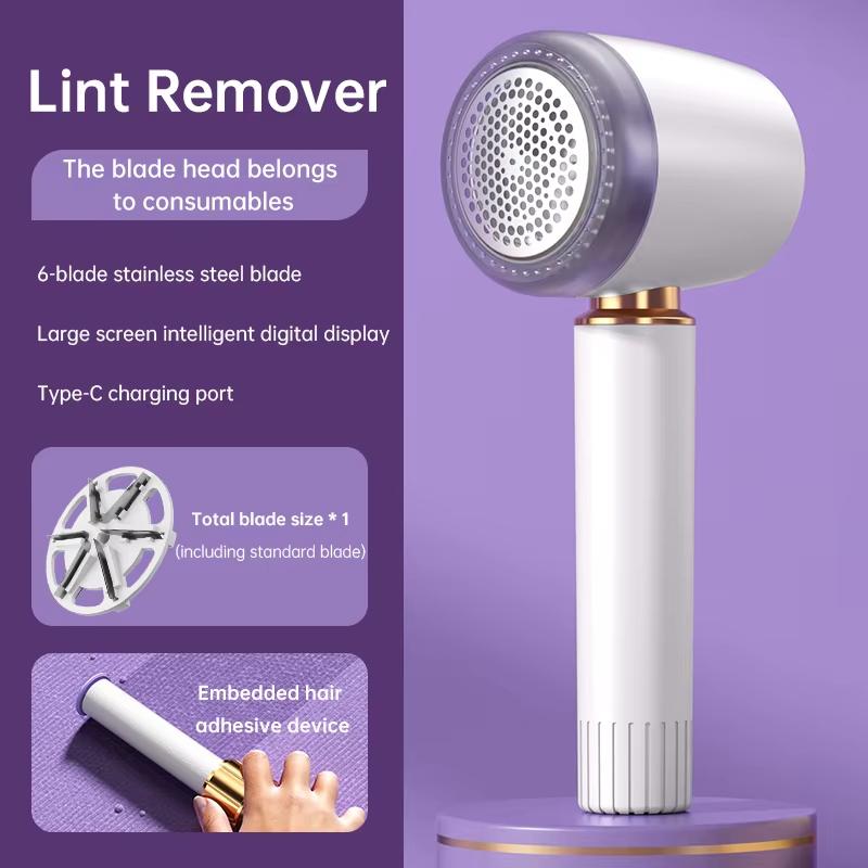 

USB Зарядка Цифровой Дисплей Портативный Триммер для Катышков Одежды Удаление Катышков и Пиллинга Бытовой Удалитель Ворса с Одежды белый
