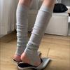 Knee Pads Thick Simple Long Knee High Socks Ballet Style Mid-calf Calf Socks Sun Protection Stepping On Feet JK Stockings Spring
