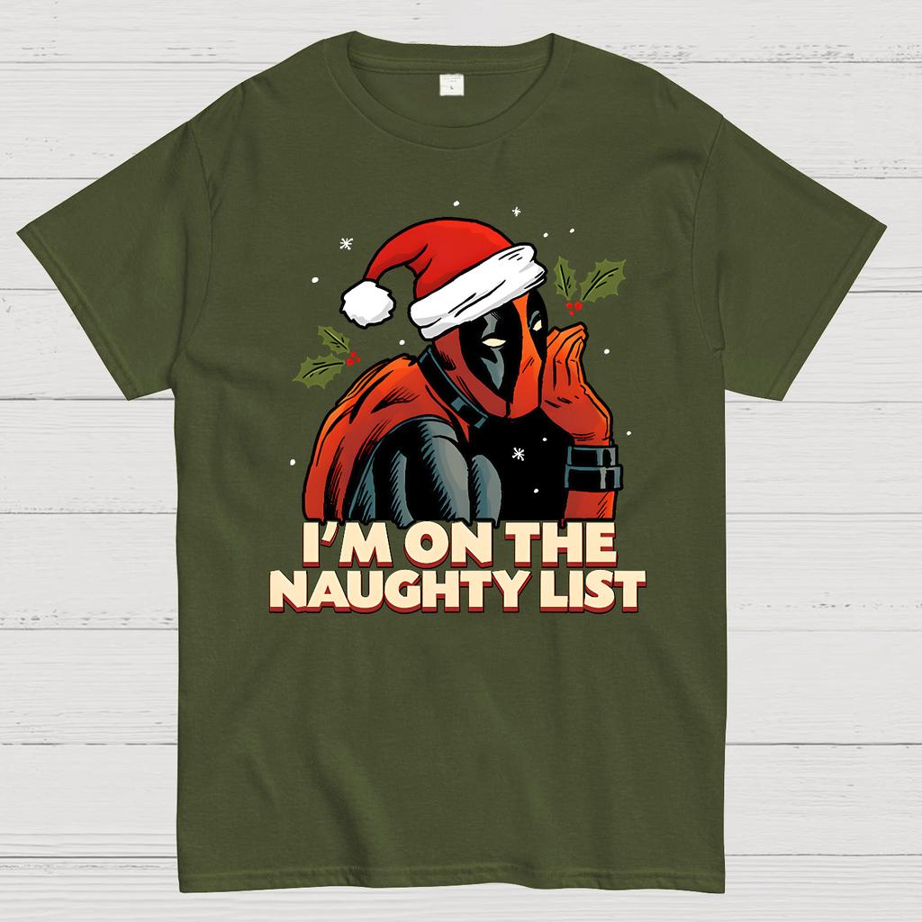 I‘m On The Naughty List Cotton Summer Casual Cool Loose T-Shirt