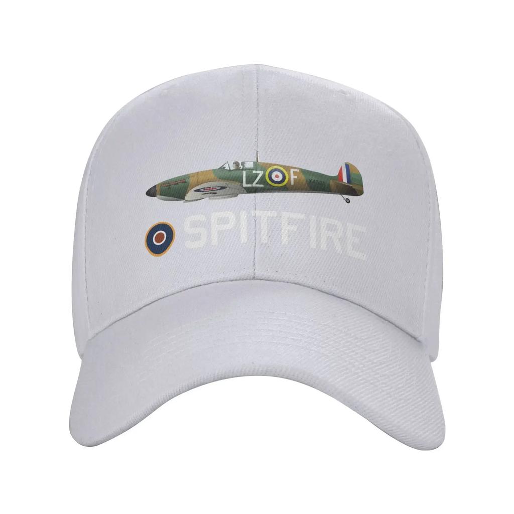 Custom Supermarine RAF Spitfire Baseball Cap Women Unisex Adjustable Adult WW War Fighter Aircraft Plane Airplane British Dad Hat