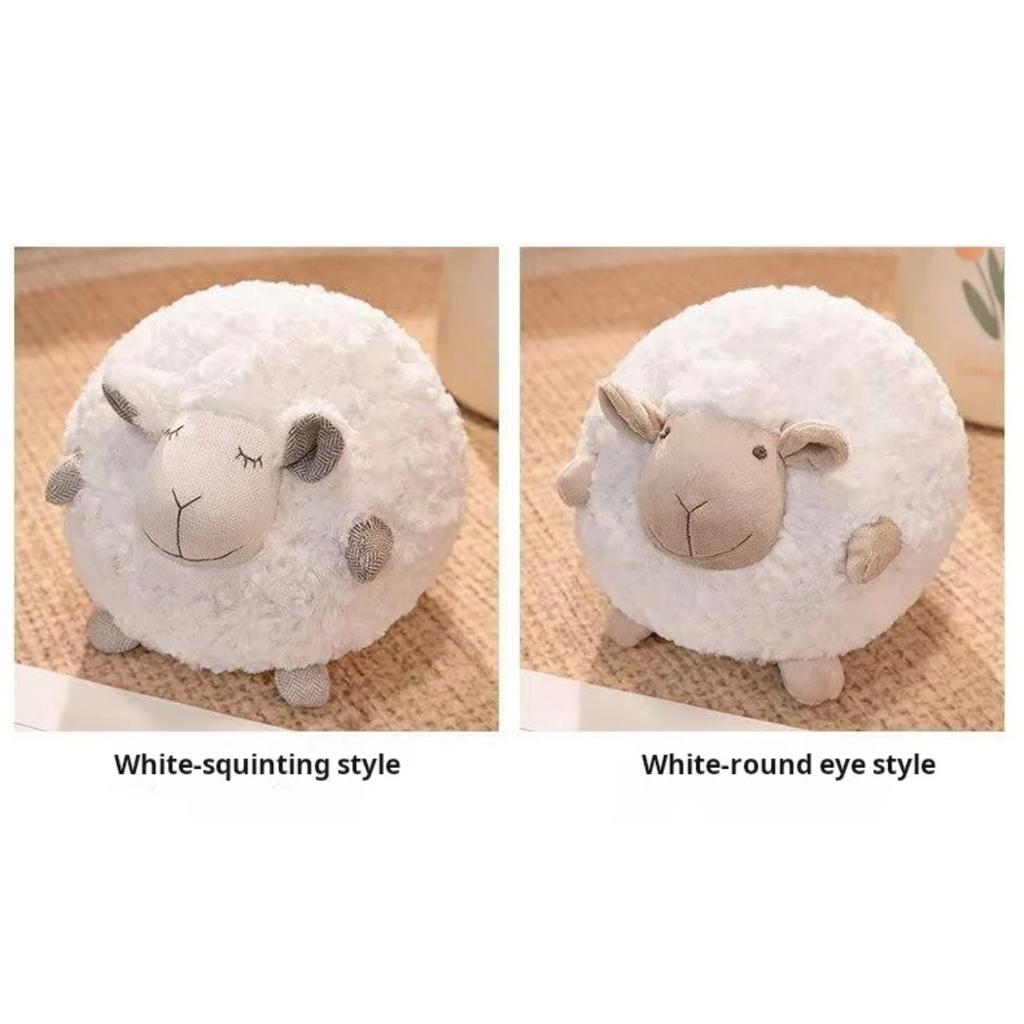 Plush Sheep Doll for Christmas and Thanksgiving Gift, Cute Animal Toy, Soft Ball, Anime, 28cm,33cm