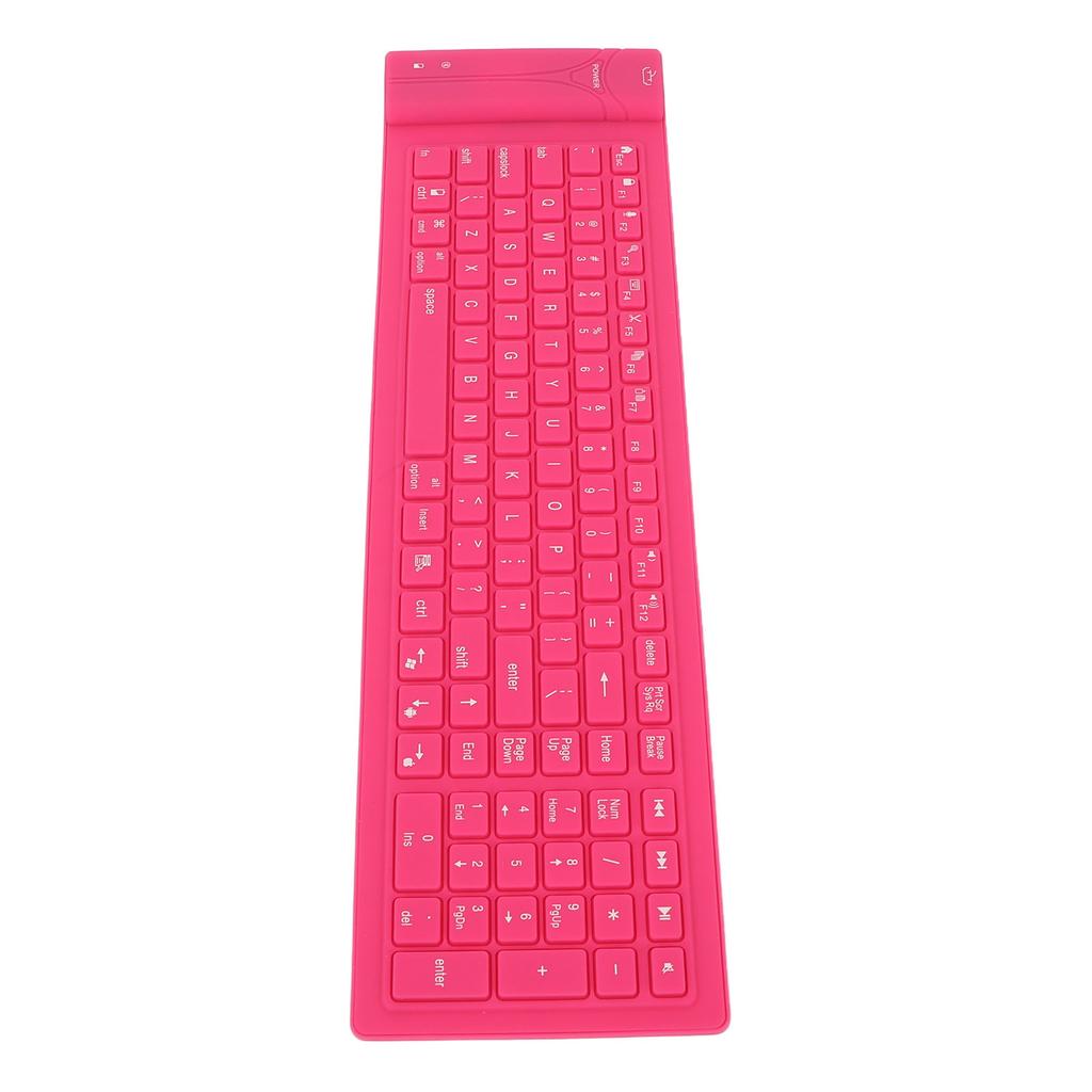 Clavier en Silicone Pliable 108 Touches Étanche Conception Entièrement Scellée Clavier Pliable pour la Frappe