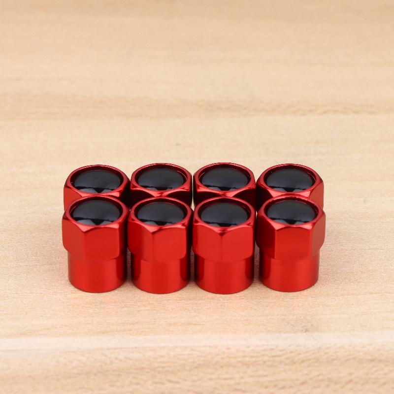 

8 шт. Колпачки на ниппель колеса автомобиля Пылезащитные колпачки для шин автомобиля Универсальные колпачки на стержень колеса из алюминиевого сплава для автомобилей Грузовиков Мотоциклов Велосипедов 8Pcs красный