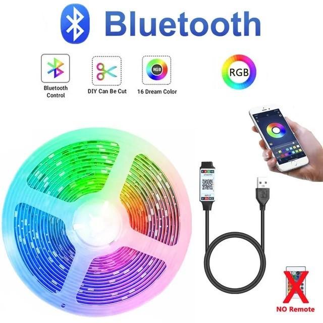 5050 RGB LED Self-Adhesive USB TV Backlight Strip, 5V Low Voltage Atmosphere Light Set